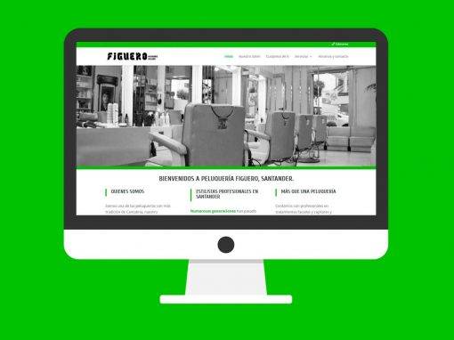 Página web Peluquería Figuero Santander