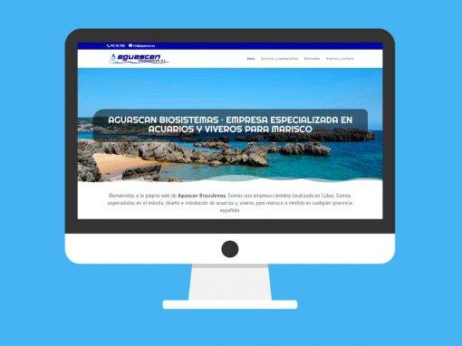 Página Web Aguascan Biosistemas