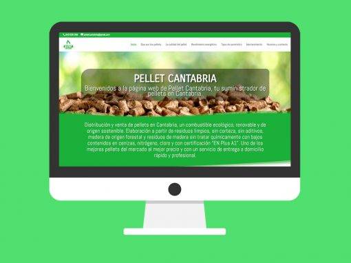 Página Web Pellets Cantabria