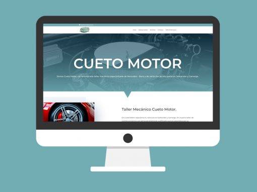 Página Web Cueto Motor