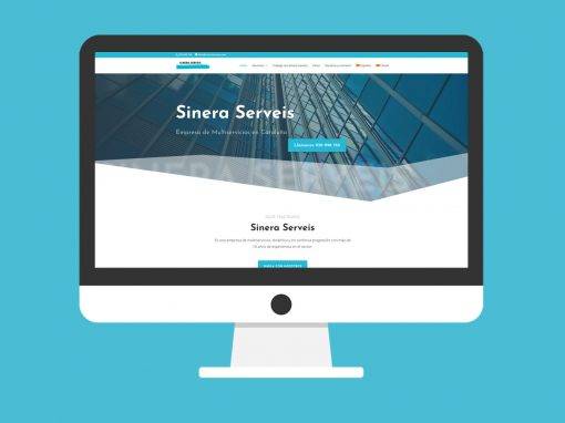 Página Web Sinera Serveis