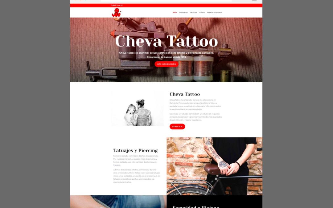 Página Web Cheva Tattoo