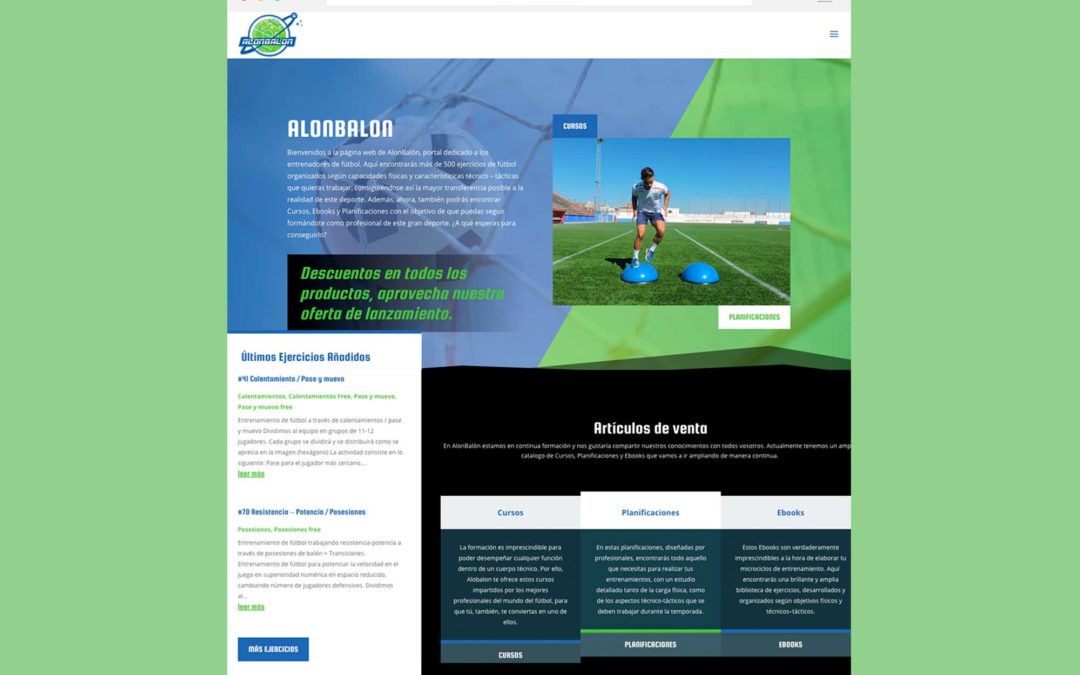 Página Web Alonbalon