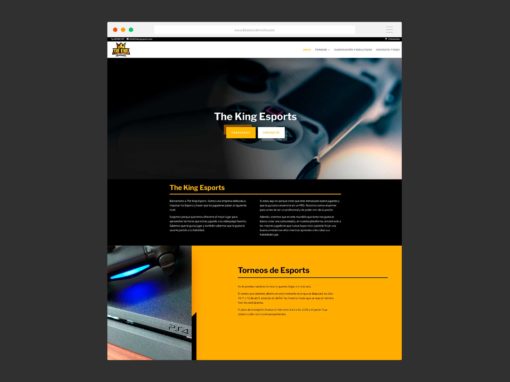 Página Web The King eSports