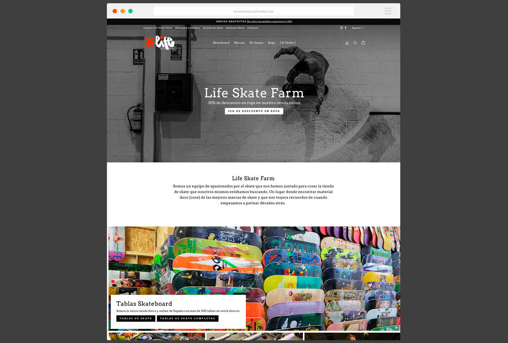 Tienda Online Life Skate Farm