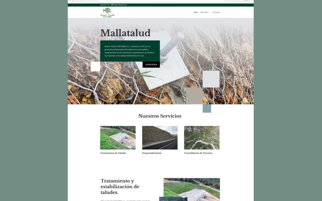 Web Malla Talud