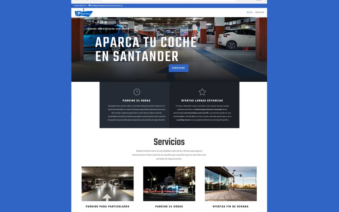 Web Parking Machichaco Santander
