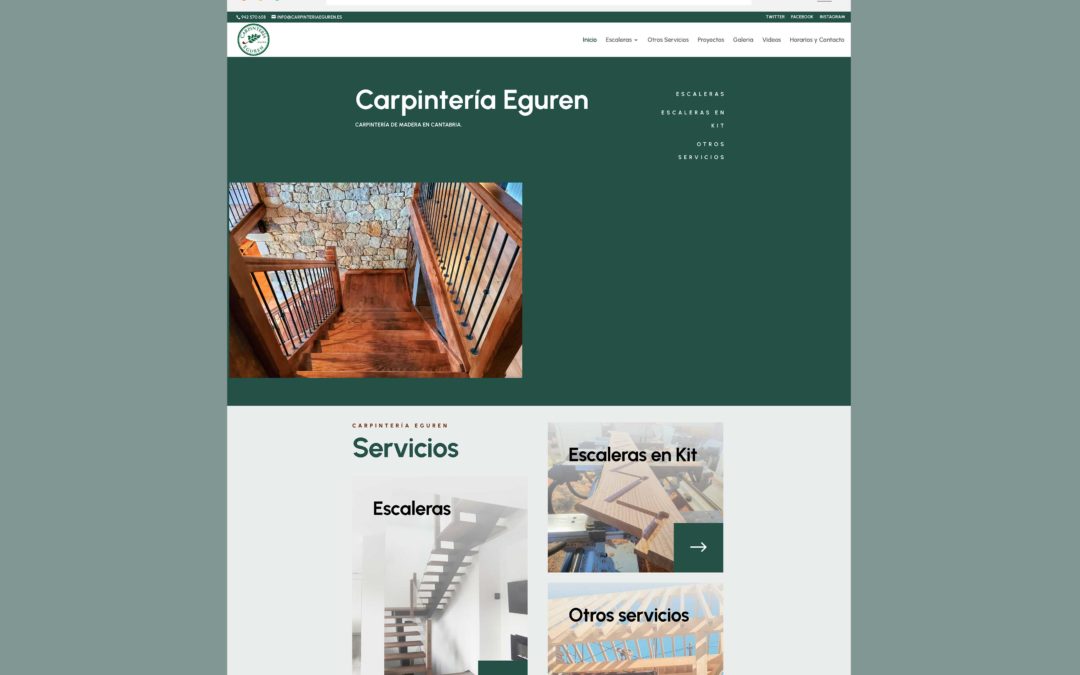 Web Carpintería Eguren