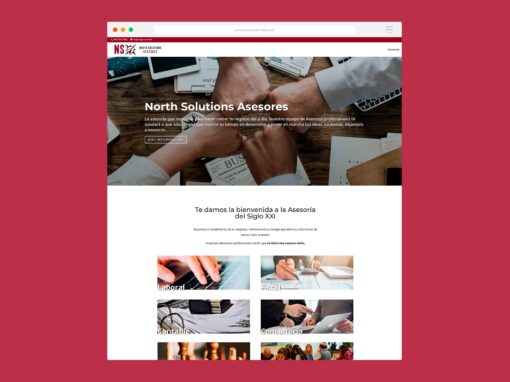 PƔgina Web North Solutions Asesores