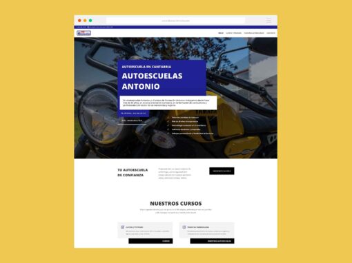 PƔgina Web Autoescuela Antonio