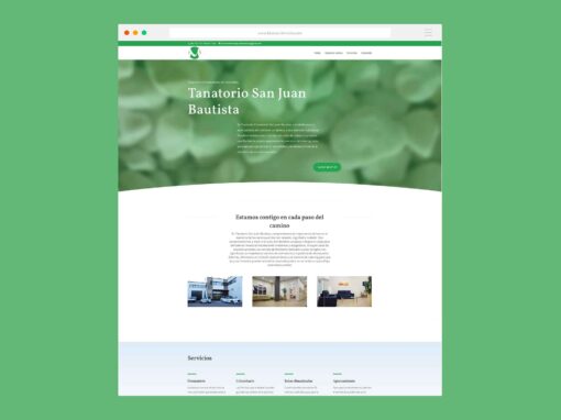 PĆ”gina Web Tanatorio – Crematorio San Juan Bautista